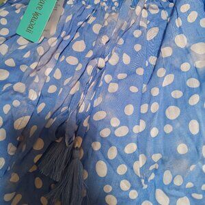 Tiare Hawaii Shoreline Pant - Pebble Smoke Blue (Blue With Polka Dots)